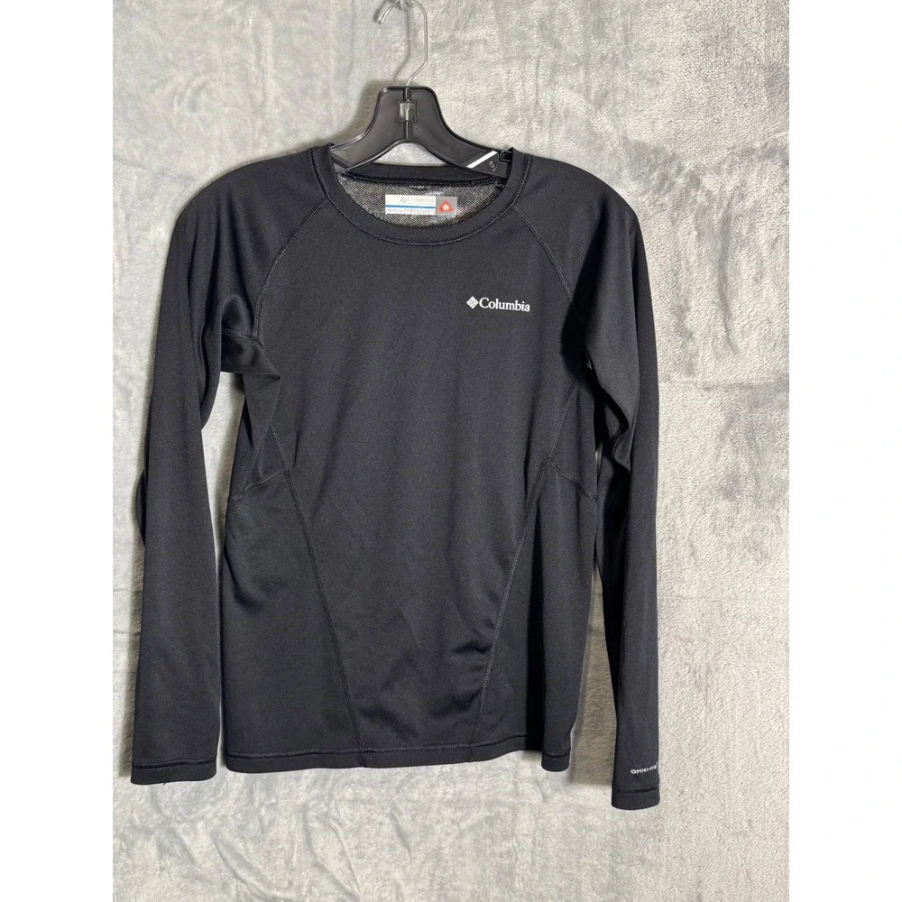 Columbia Kids Omni-Heat Thermal Base Layer Long Sleeve Top Black Large 14/16